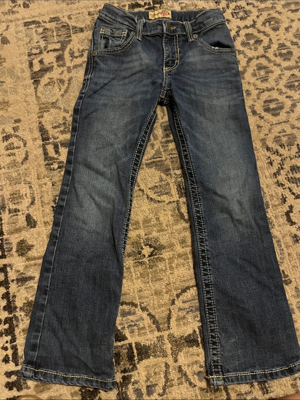Wrangler Kids Dark Blue Denim Jeans